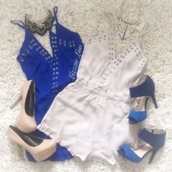 Eyelet Romper - Picture 2 of 4